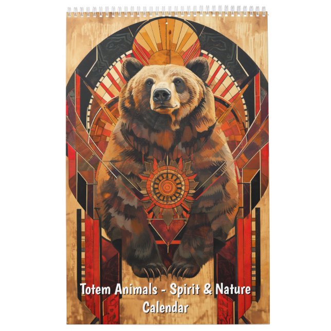 Calendrier des Animaux Totems – Esprit & Nature (Protection)