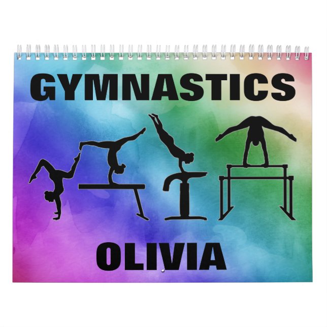 Calendrier des aquarelles de gymnastique (Protection)