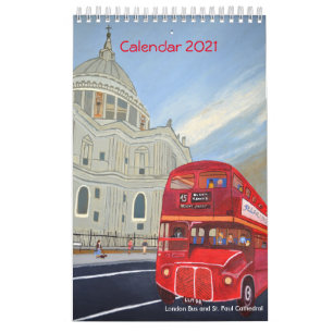 Calendrier des autobus de Londres 2021