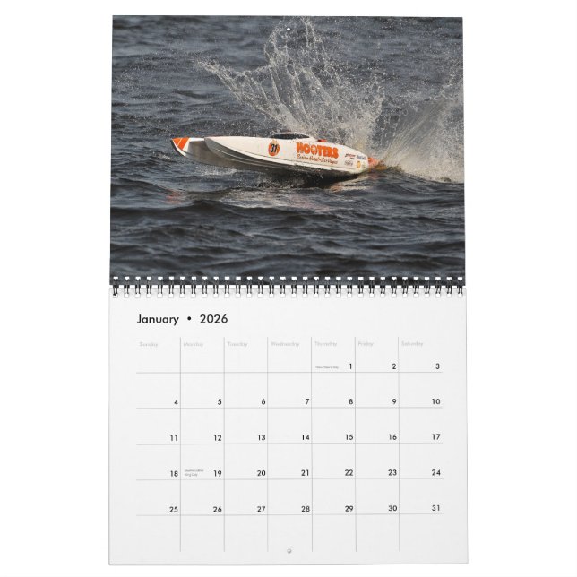 Calendrier des bateaux RC 2010 (Jan 2026)