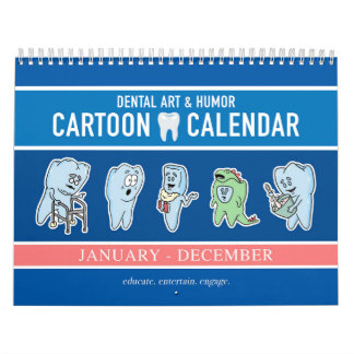 Calendrier des BD et caricatures dentaires