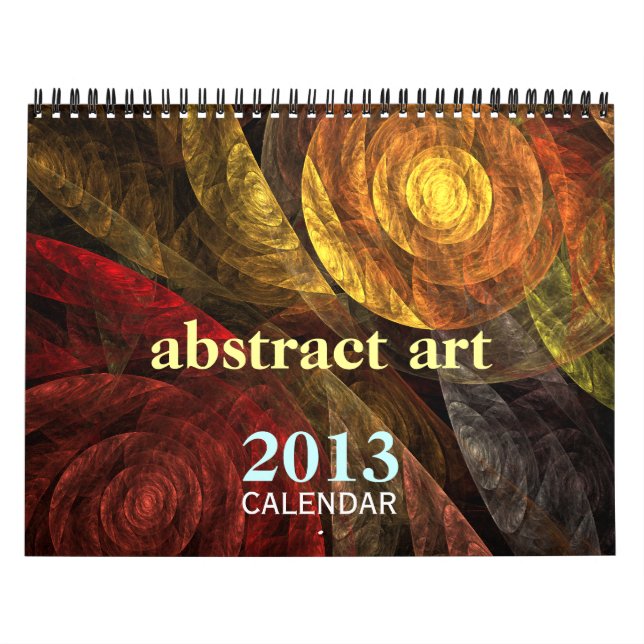 Calendrier des beaux-arts de l'art Abstrait 2013 ( (Protection)