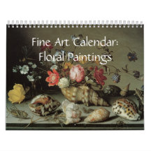 Calendrier des beaux-arts Peintures florales