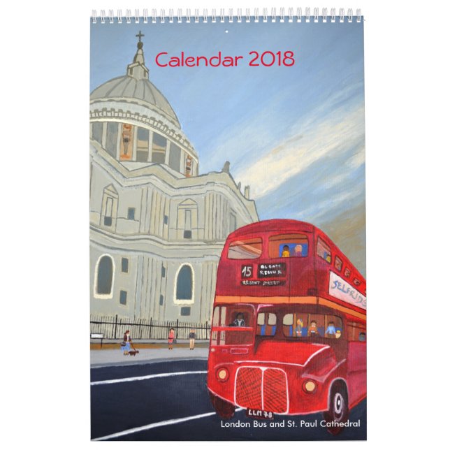 Calendrier des bus de Londres 2018 (Protection)