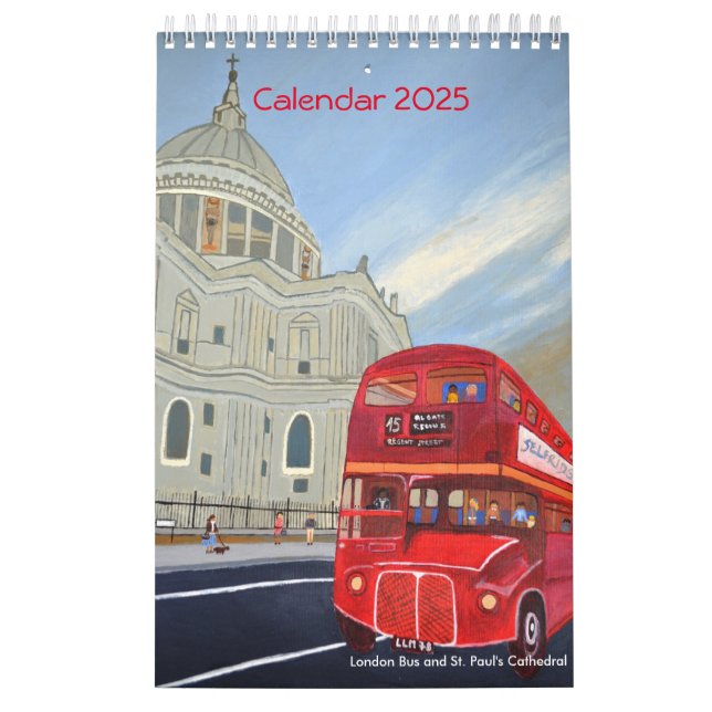 Calendrier des bus de Londres 2025 (Protection)