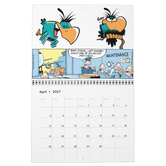 Calendrier des caractères des dessins animés (Apr 2027)