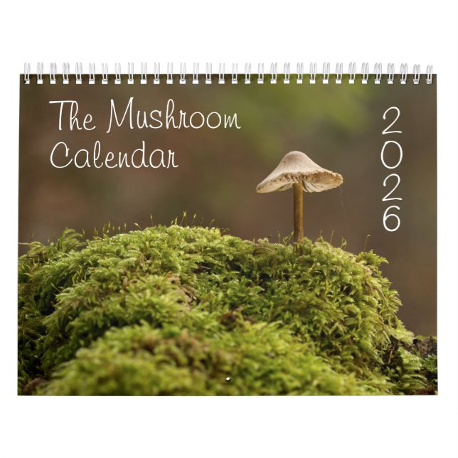 Calendrier des champignons pour 2025 Belles photos (Protection)