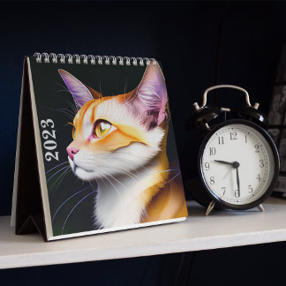 Calendrier des chats 2023 - Chats cosmiques Art Ab