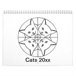 Calendrier des chats artistiques
