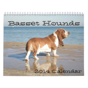 Calendrier des chiens de basset 2012