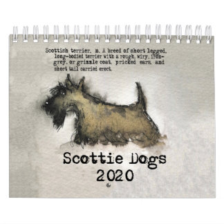 Calendrier des Chiens de Scottie 2020