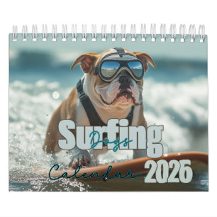 Calendrier des chiens de surf, Calendrier 2025, Ch