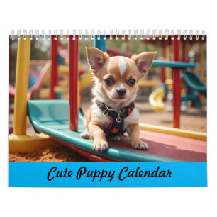 Calendrier des chiots mignons Amoureux de les chie