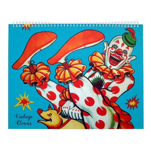 Calendrier des clowns Déplaisants vintages (Protection)