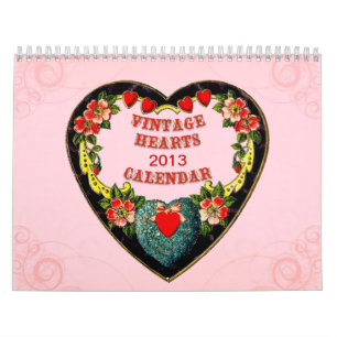 Calendrier des Coeurs vintages
