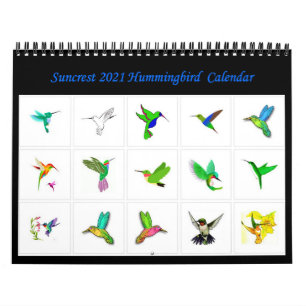 Calendrier des colibris de Suncrest 2021