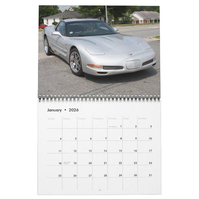 Calendrier des corvettes 2011 (Jan 2026)