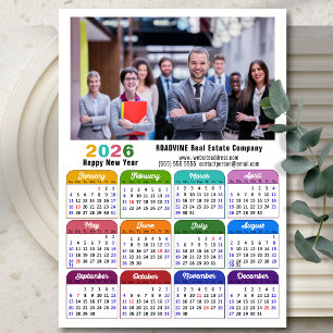 Calendrier des couleurs 2026 Vacances US Entrepris