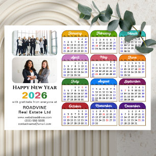Calendrier des couleurs 2026 Vacances US Entrepris