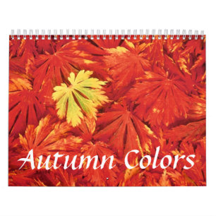 Calendrier des couleurs d'automne