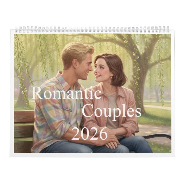 Calendrier des couples romantiques 2026 00B (Protection)