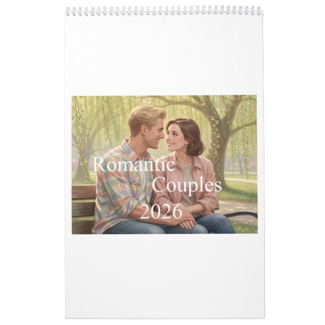 Calendrier des couples romantiques 2026 01B (Protection)