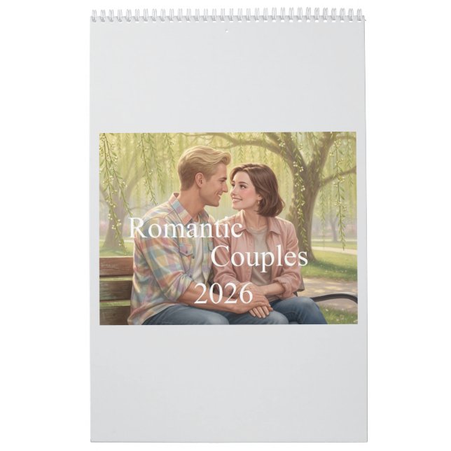 Calendrier des couples romantiques 2026 02B (Protection)