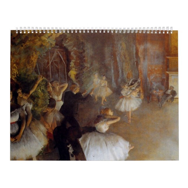 Calendrier des danseurs de ballet Degas (Protection)