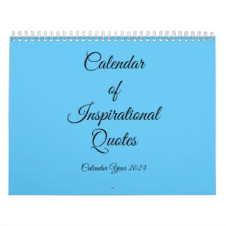 Calendrier des devis Inspirationnels 2024