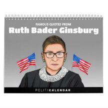 Calendrier des devis Ruth Bader Ginsburg