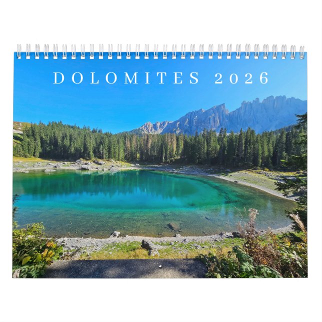 Calendrier des Dolomites 2026 (Protection)