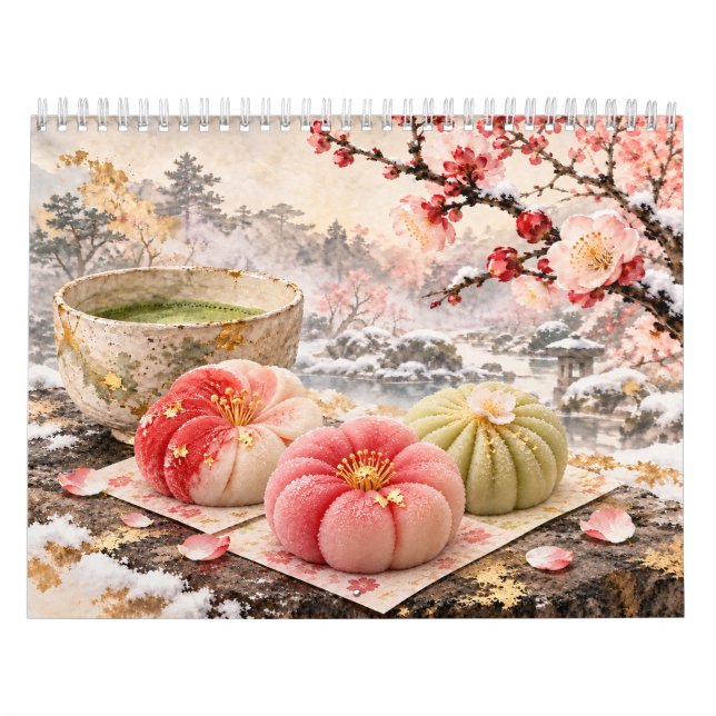 Calendrier des douceurs japonaises des saisons (Protection)