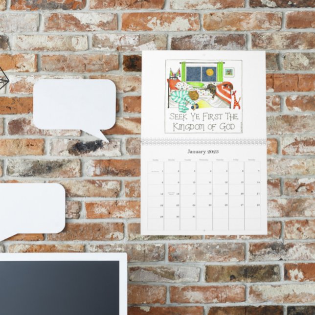 Calendrier des écritures chrétiennes illustrées (Créateur téléchargé)