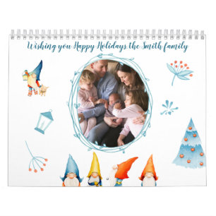 Calendrier des elfes de Noël avec photos