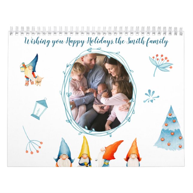 Calendrier des elfes de Noël avec photos (Protection)