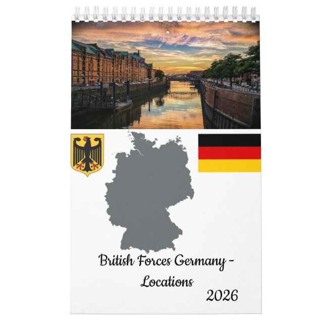 Calendrier des emplacements des forces britannique (Protection)
