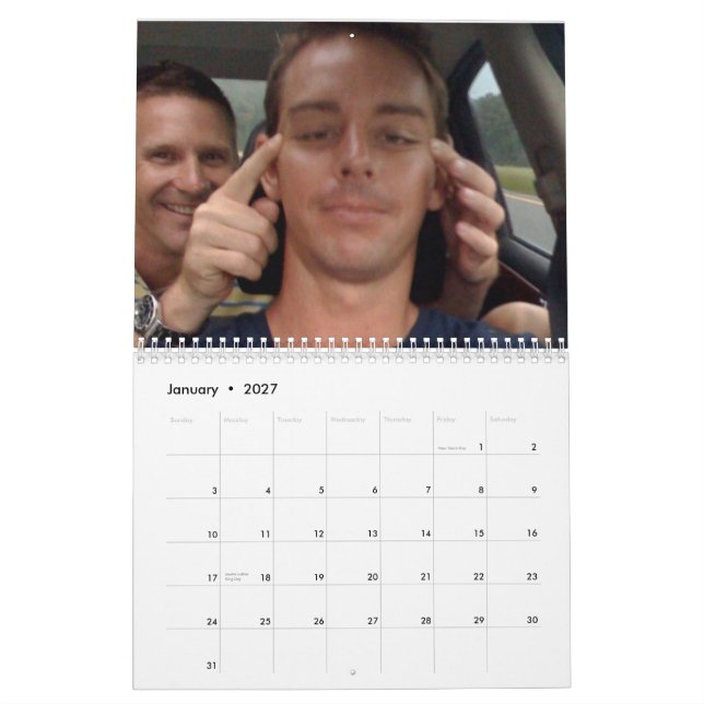 Calendrier des employés de 2009 RKC&S (Jan 2027)