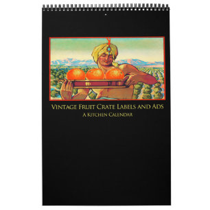 Calendrier des Étiquettes et publicités Vintages