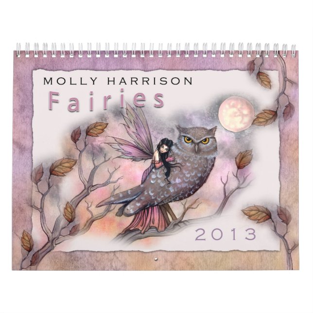 Calendrier des fées 2013 par Molly Harrison (Protection)