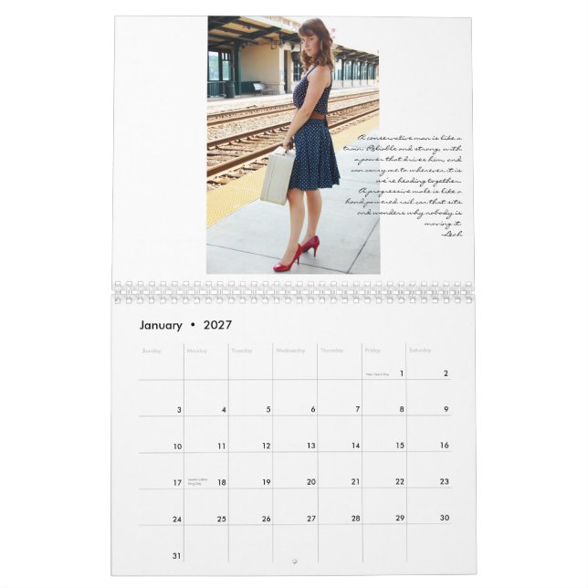 Calendrier des femmes au foyer 2013 de Missfette (Jan 2027)