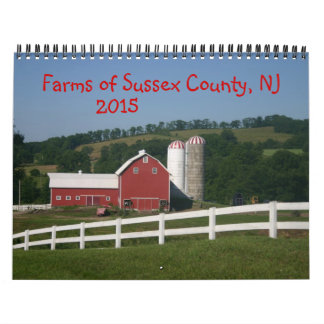Calendrier des fermes du comté de Sussex NJ 2015