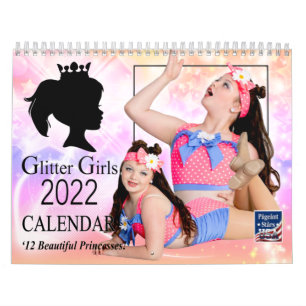 Calendrier des filles de parties scintillant 2022