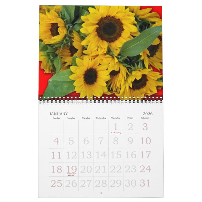 Calendrier des fleurs 2011, (Jan 2026)