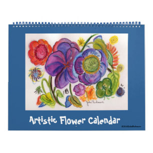 Calendrier des fleurs artistiques