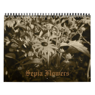 Calendrier des fleurs de Sepia