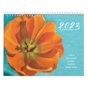 Calendrier des fleurs de tulipes 2023
