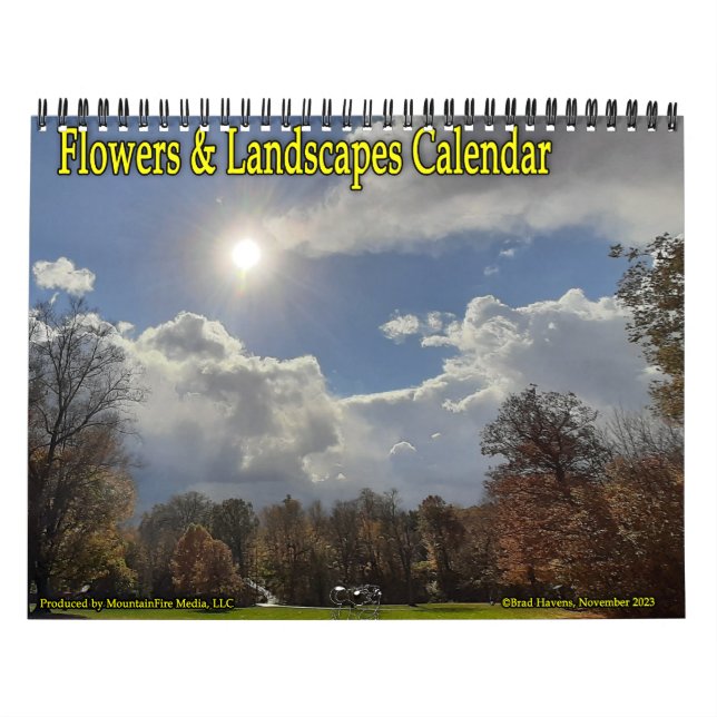 Calendrier des fleurs et des paysages! (Protection)