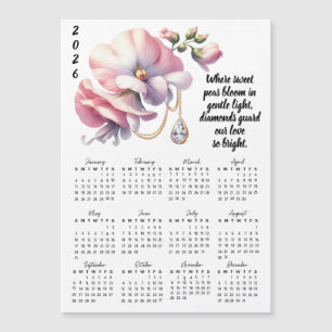 Calendrier des fleurs et pierres de naissance d'av