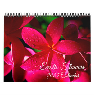 Calendrier des fleurs exotiques