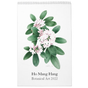 Calendrier des fleurs par Ho Mang Hang 2022